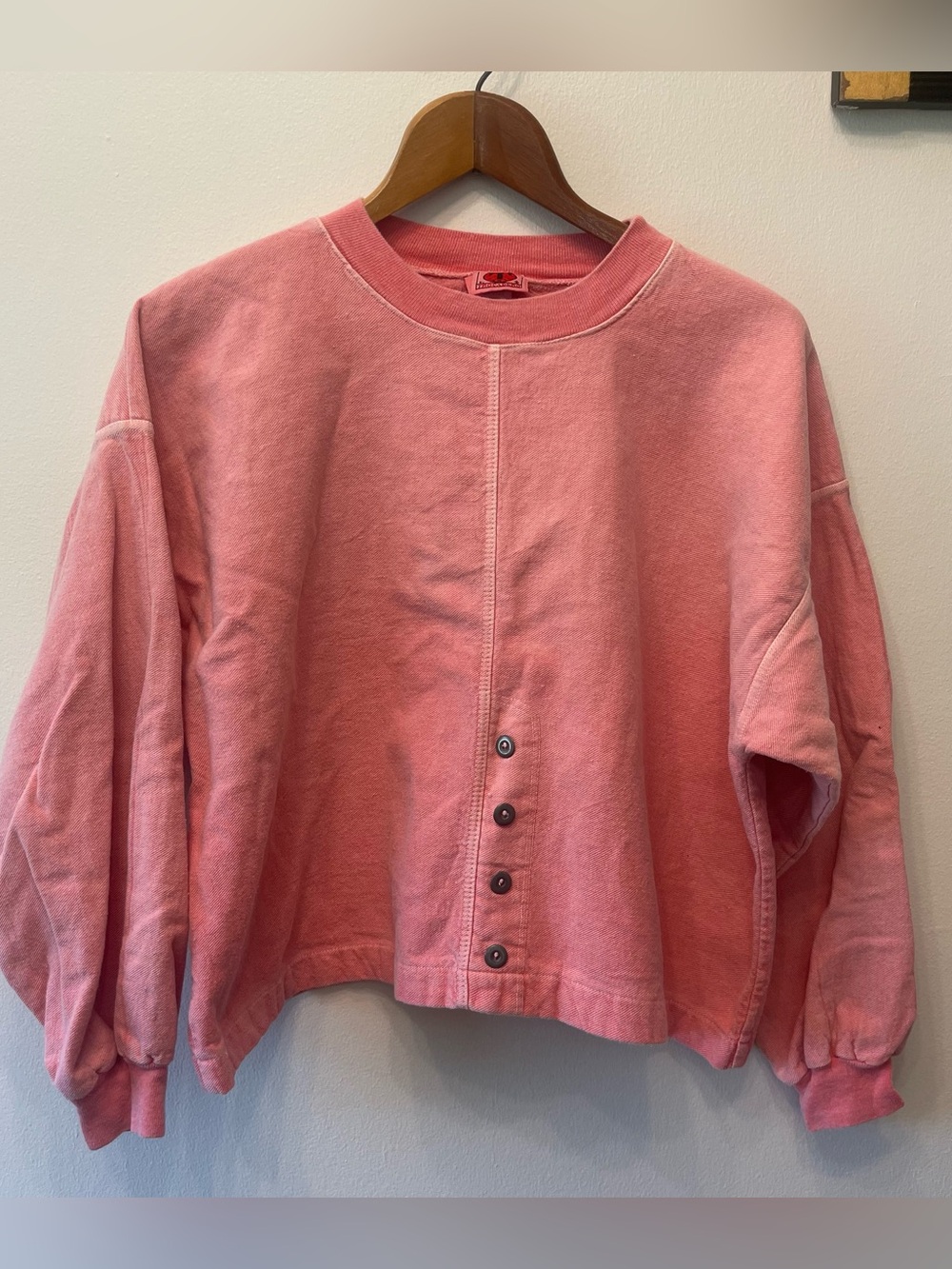 90s T Paris by Trocadero Orangy Cotton Sweatshirt size L